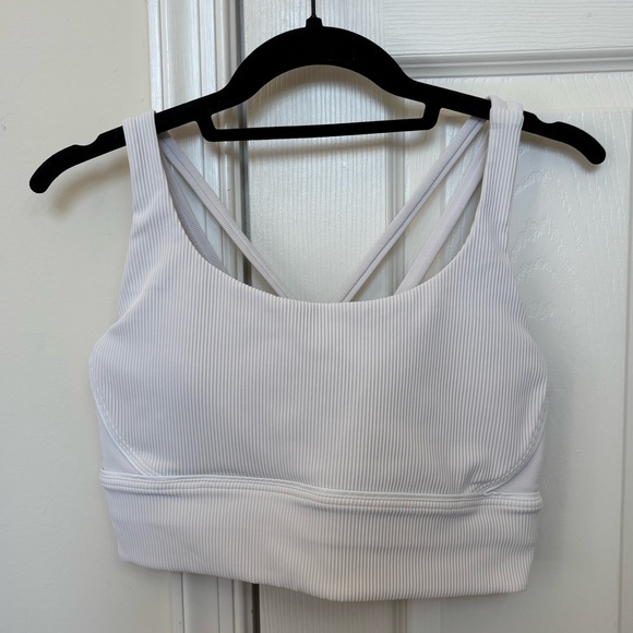 lululemon athletica Other - Lululemon Energy Longline Ribbed Sports Bra with a Criss Cross Strappy Back